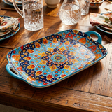 Turkish Iznik Ceramic Serving Tray
