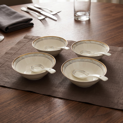 Pearl Marble Elegance 12pc Bowl Set