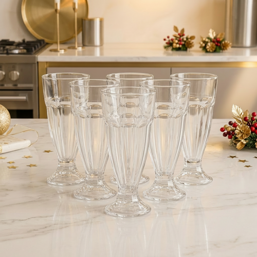 Classic Fountain Beverage Glasses Set of 6