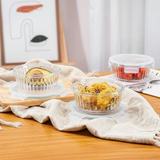 Modern Glass Food Storage Container 3 Piece Set