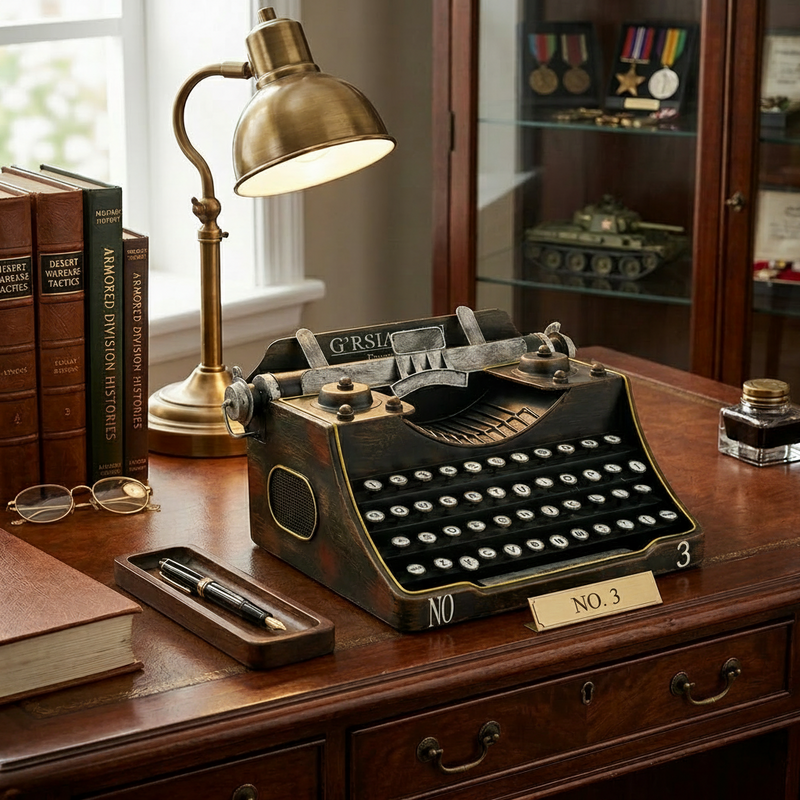Vintage Metal Typewriter Showpiece