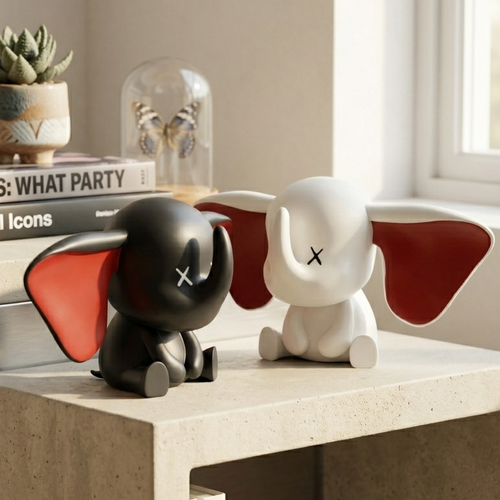 Urban Pop Art Elephant Sculptures