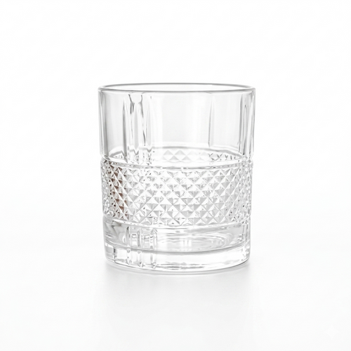 Classic Grid Whiskey Glasses Set of 6