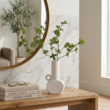 Modern Minimalist White Ceramic Vase
