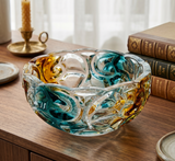 Opulent Royal Glass Bowl