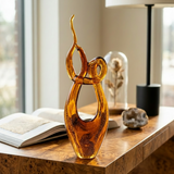 Modern Interlocking Infinity Loop Sculpture