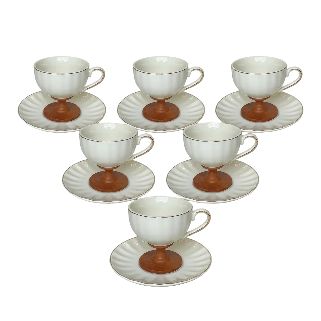 Vintage Pedestal Tea Set 12 Piece
