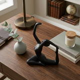 Elegant Kneeling Yoga Statue