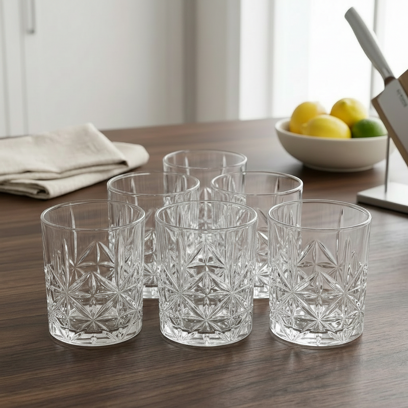 Imperial Starburst Glasses Set of 6