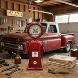 Retro Vintage Gas Pump Table Clock