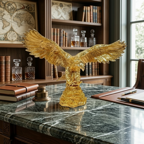 Imperial Gilded Eagle Statement Figurine