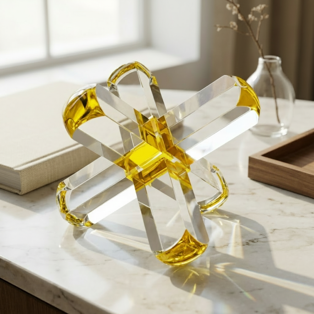 Geometric Luminescence – Crystal Jack Showpiece