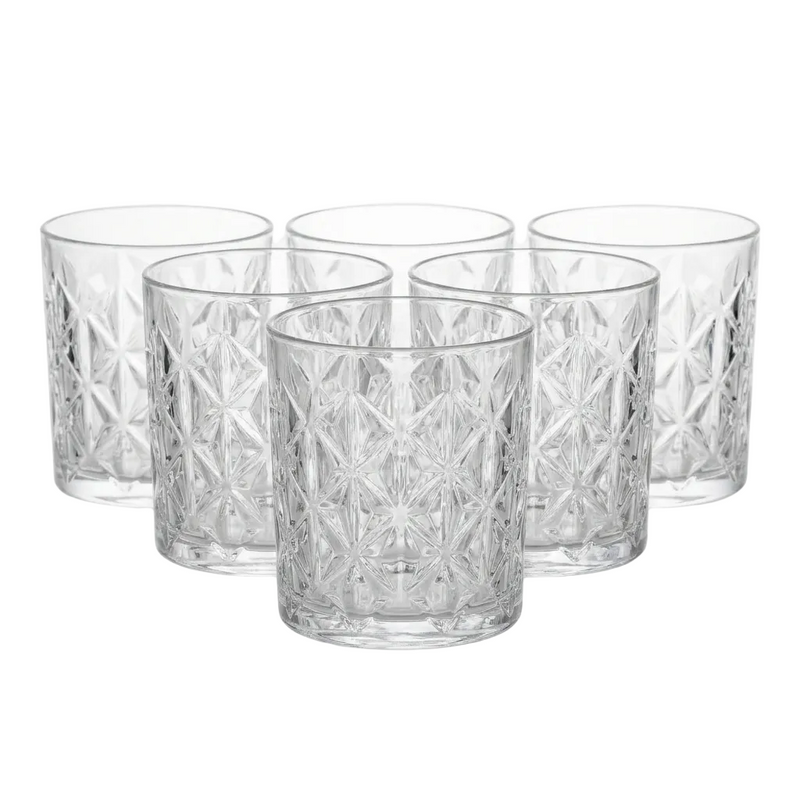 Stellar Cut Whiskey Glasses Set of 6