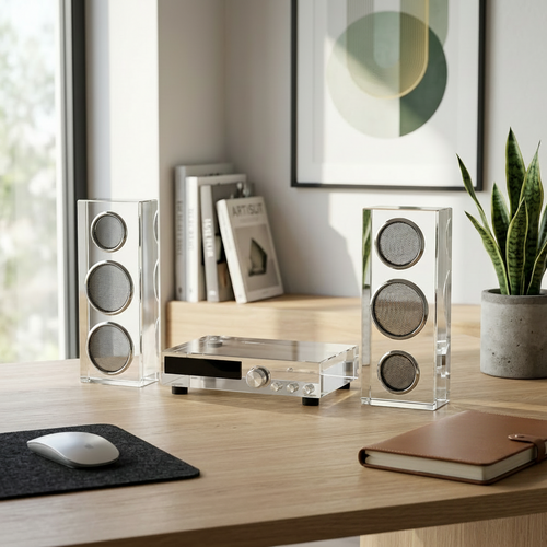 Clarity Crystal Aesthetic Audio System