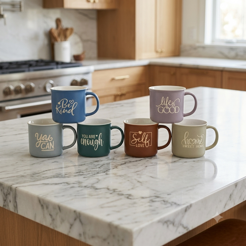 Inspirational Quote Ceramic Coffee Mug Collection