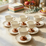 Vintage Pedestal Tea Set 12 Piece