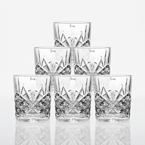 Geometric Starburst Glasses Set of 6