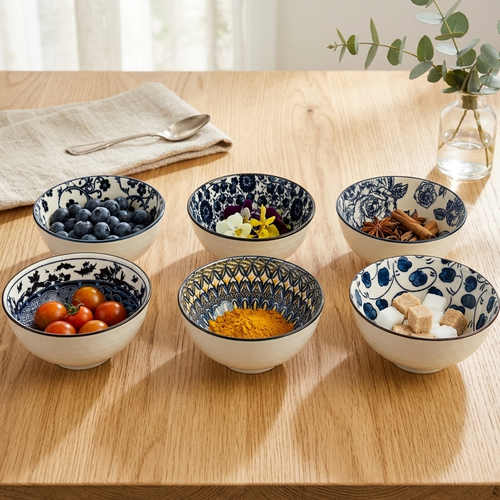 Elegant Style Serenity Set of 6 Bowls