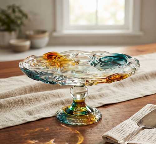 Aurora Crystal Glass Bowl