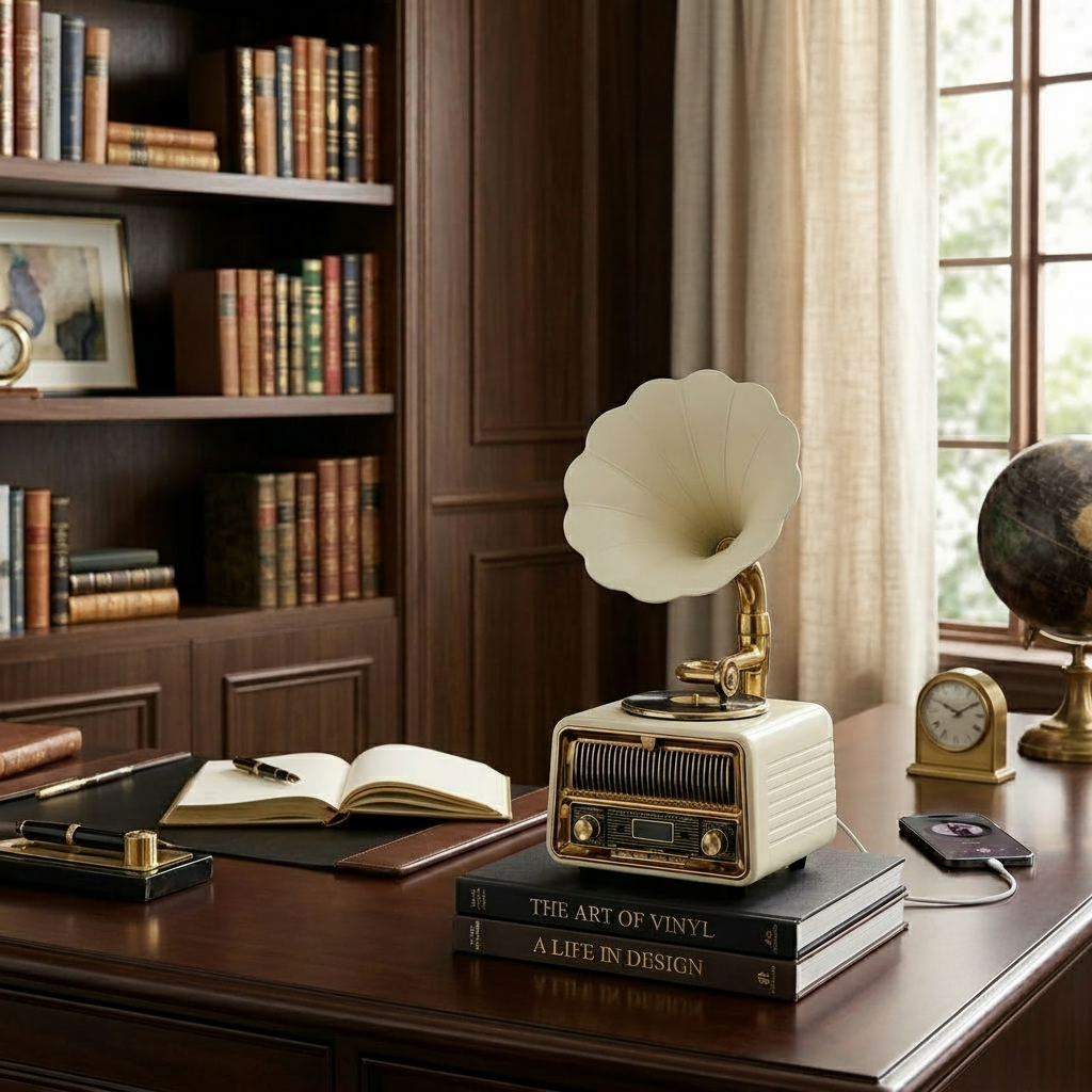 Symphonia Retro Gramophone Speaker