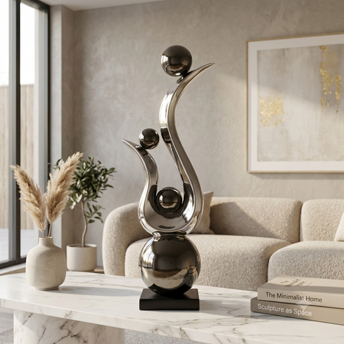 Pinnacle Luxury Gold & Silver Balance Art