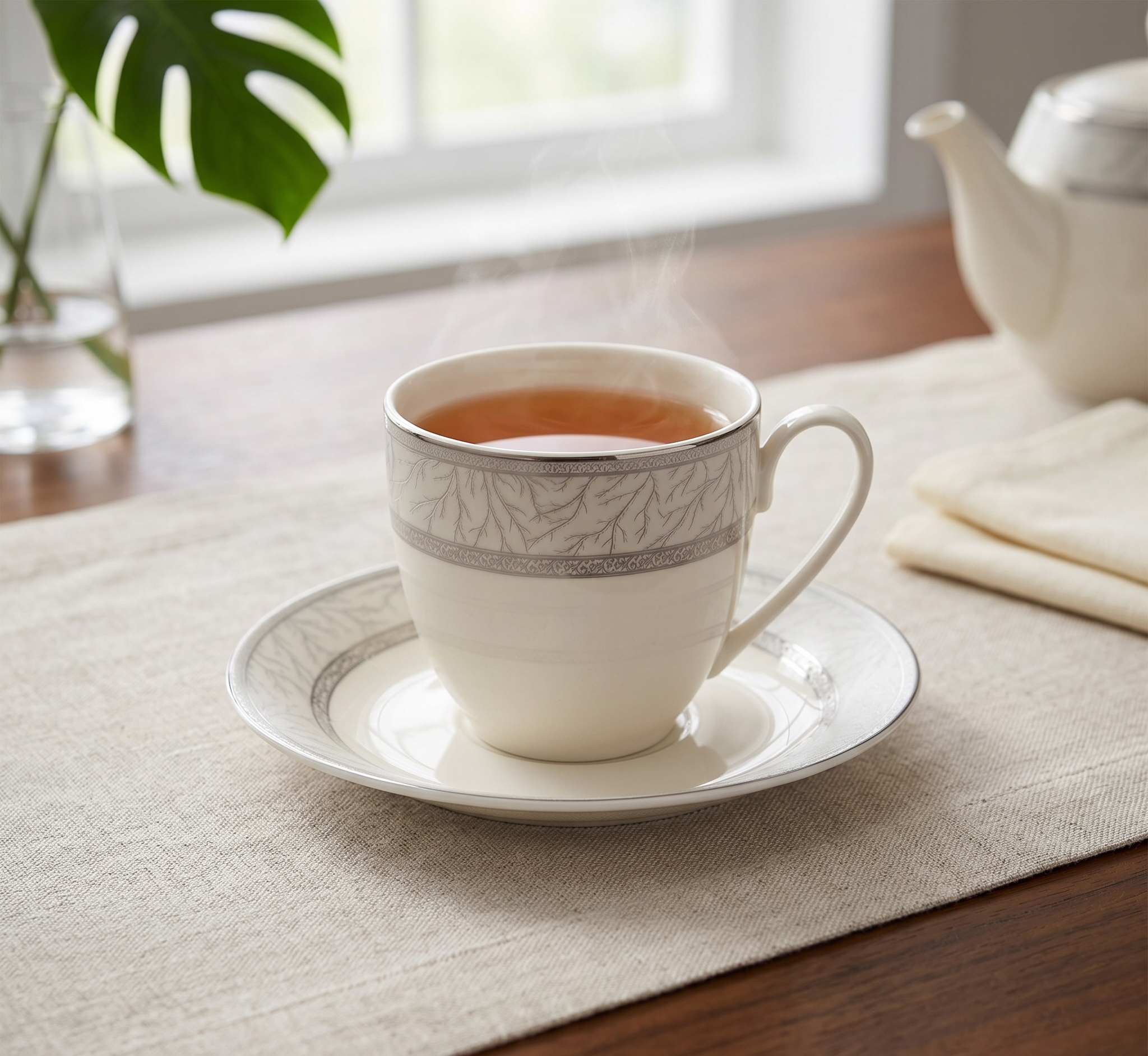 Pearl Silver Elegance 12pc Tea Set