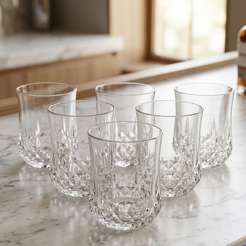Minimalist Textured Glasses Set of 6