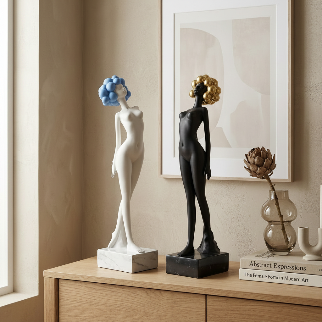 Elegant Abstract Female Figurines