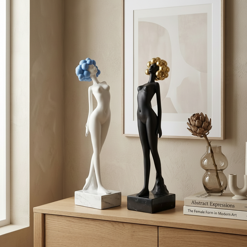 Elegant Abstract Female Figurines