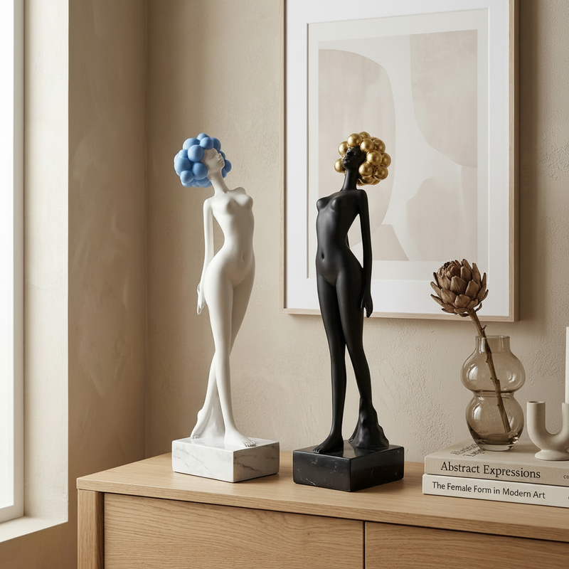 Elegant Abstract Female Figurines