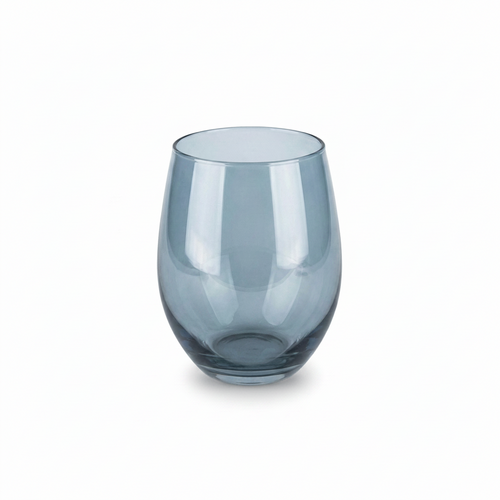Elegant Smokey Grey Tinted Glasses Set of 6