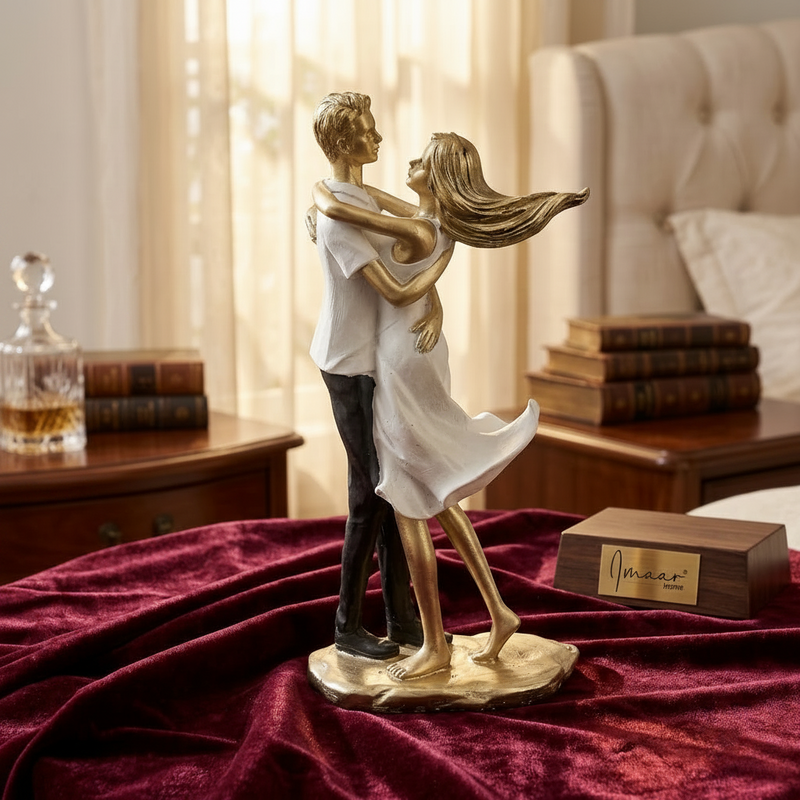 Elegant Embrace Couple Figurine