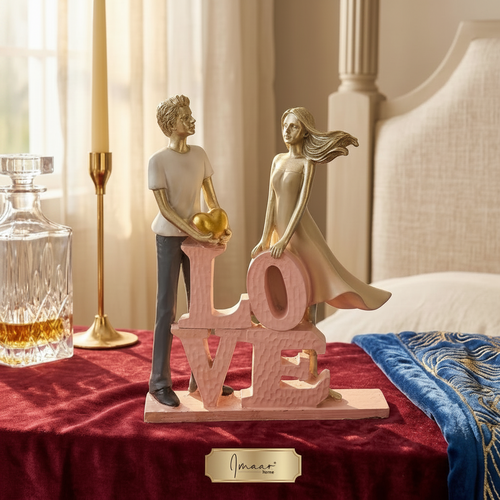 Delicate LOVE Couple Figurine