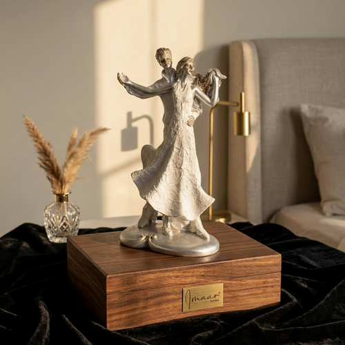 Silver Waltz Dancing Figurine
