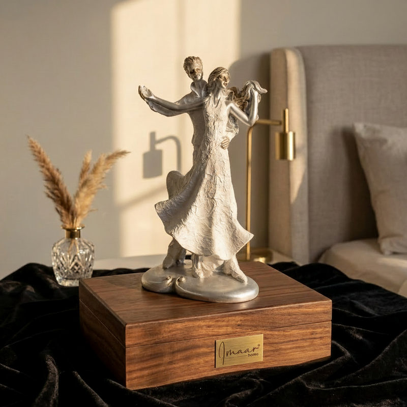 Silver Waltz Dancing Figurine