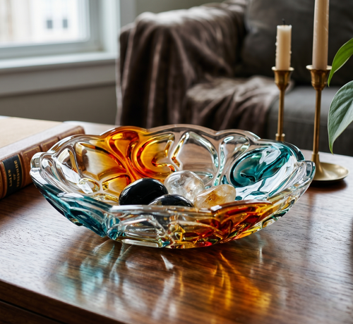 Luxury Luxe Glass Bowl