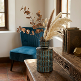 Antiquity Textured Bronze Vase