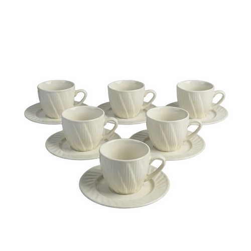 Elysian Morning Tea Set with Wooden Stand Set of 6