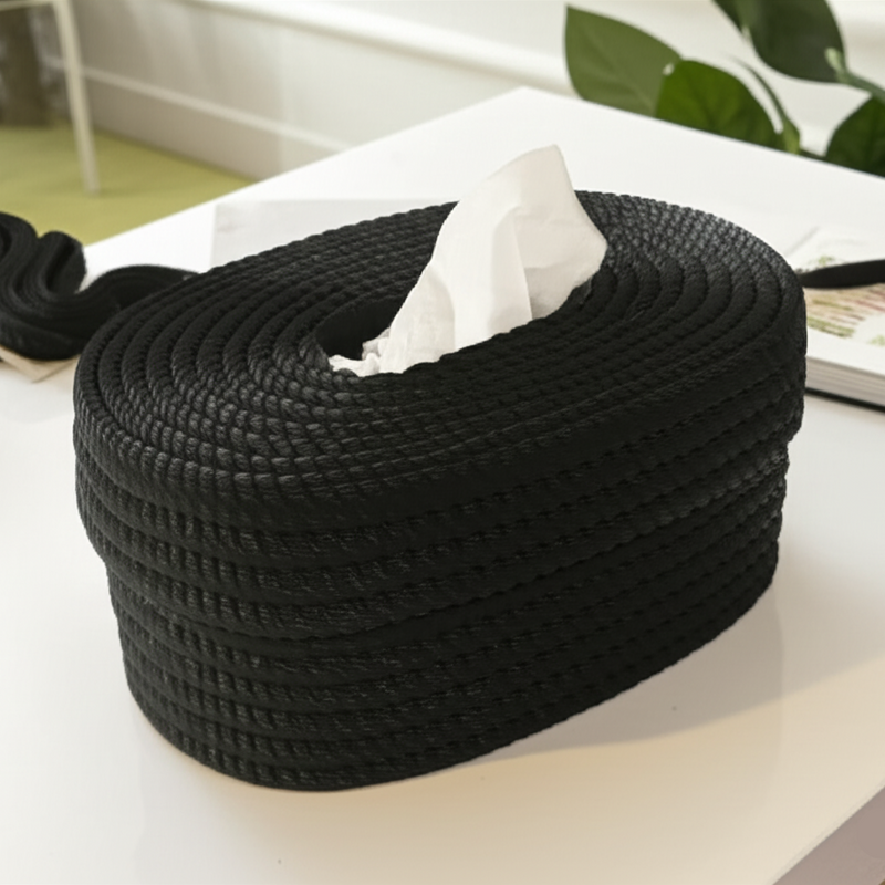 Imaar Braided Elegance Tissue Box