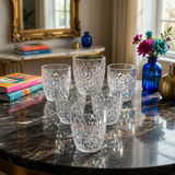 Glacier Textured Glasses Set of 6