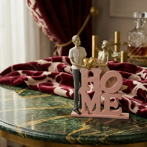 Abstract Couple HOME Figurine