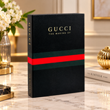 Modern Gucci Web Stripe Decorative Display Book