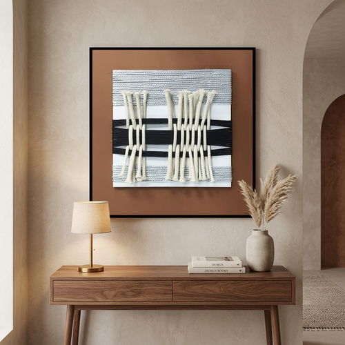 Woven Geometry 3D Fiber Art