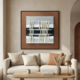 Woven Geometry 3D Fiber Art