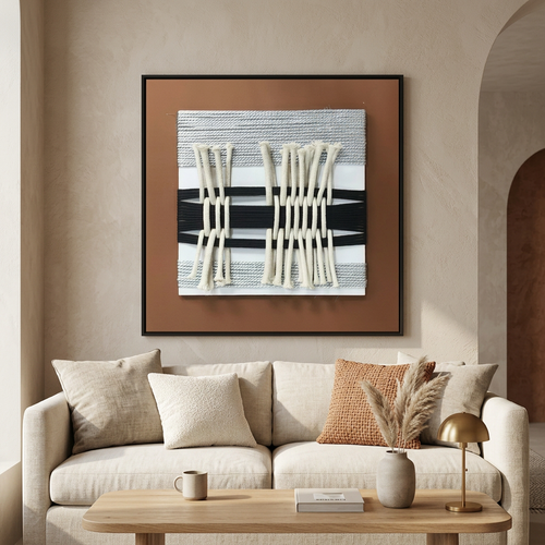 Woven Geometry 3D Fiber Art