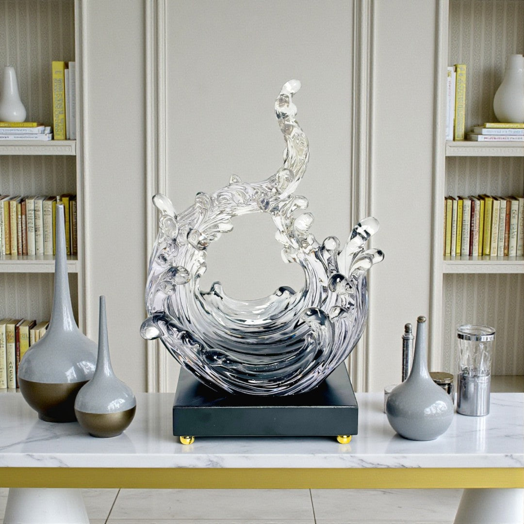 Crystal Flame Showpiece