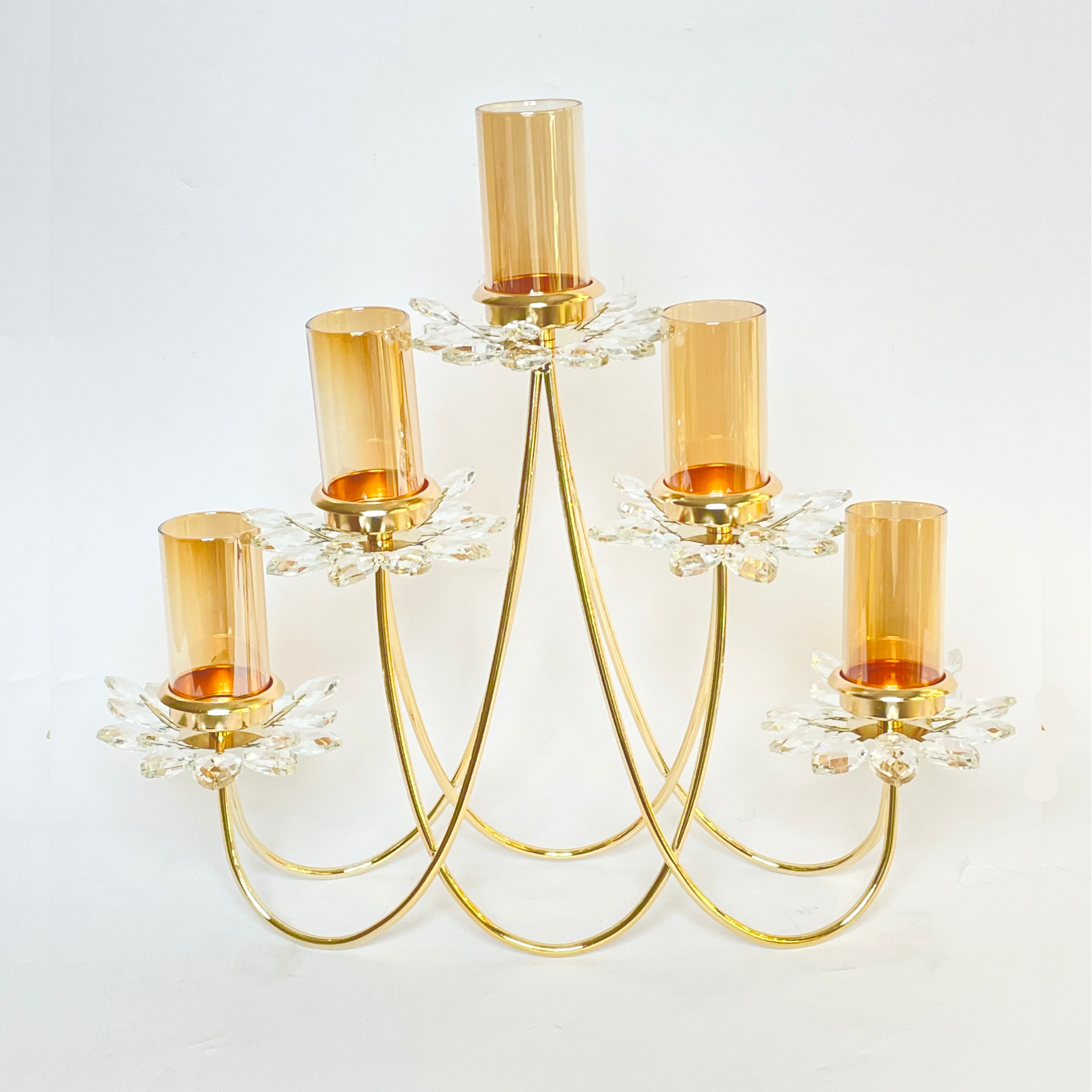 Majestic Elegance Five-Arm Candle Holder