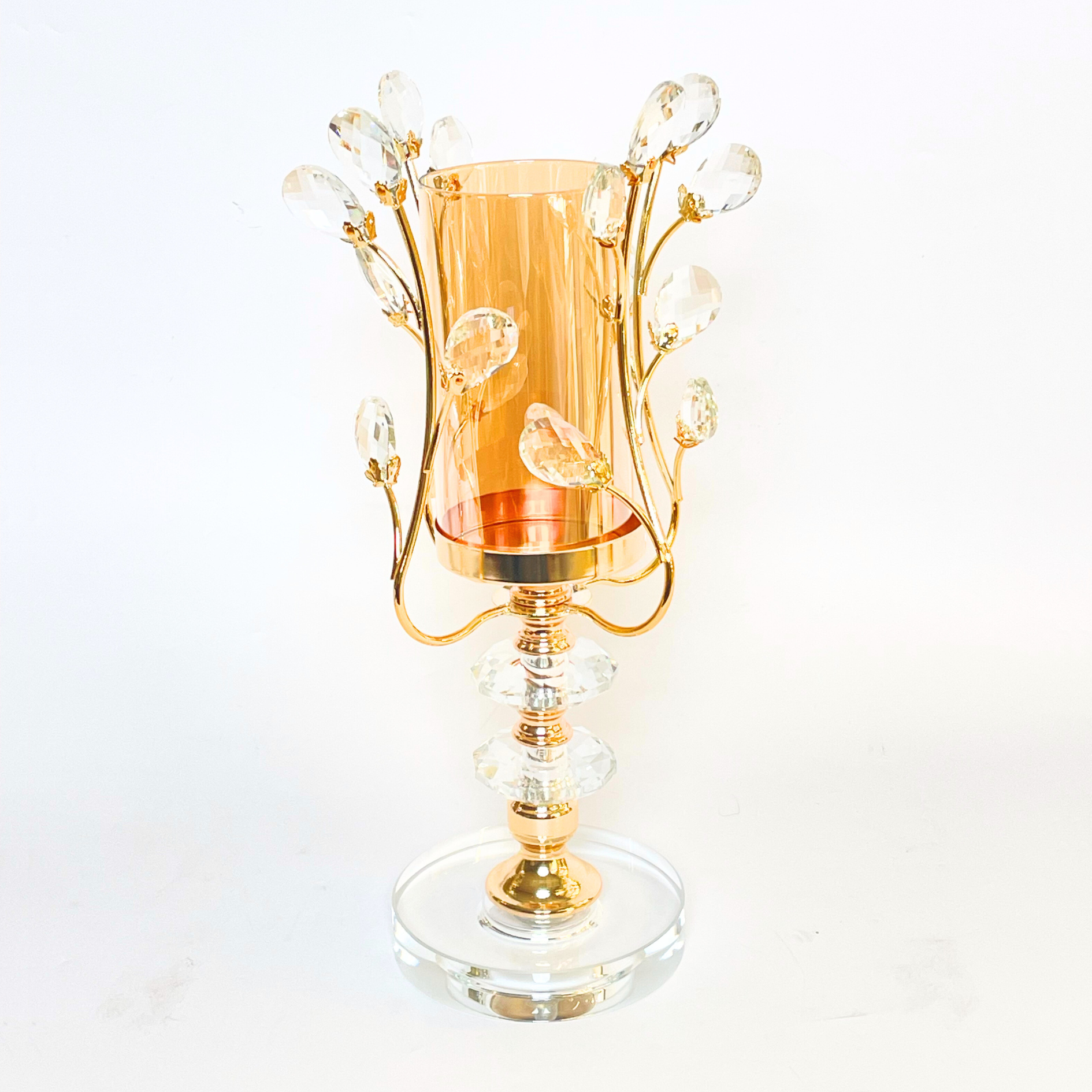 Elegance Crystal Candle Stand