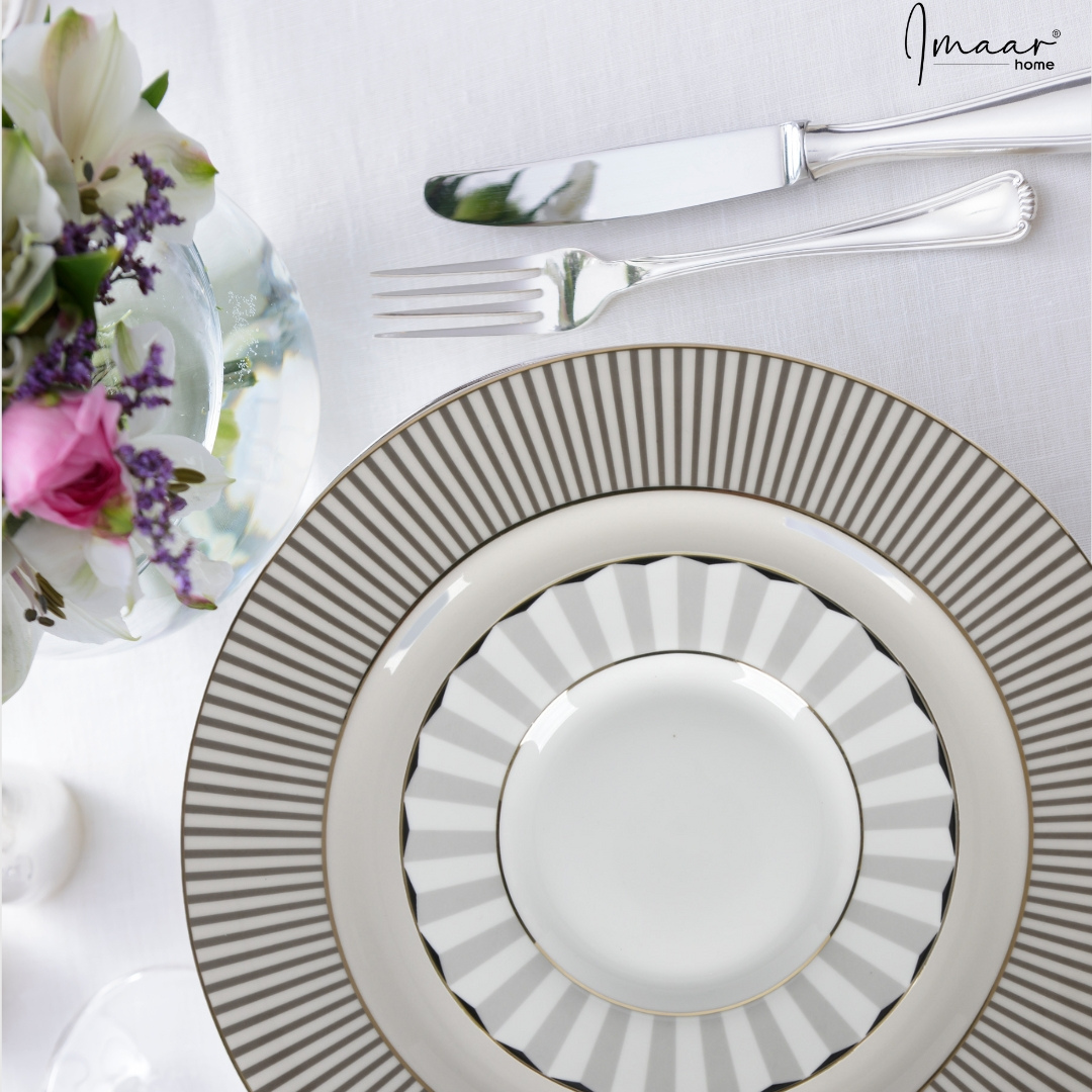 Modem Elegance 33pc Dinner Set