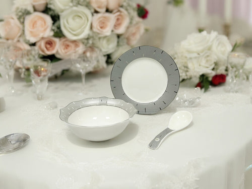 Pearl Timeless Silver 18pc Bowl Set